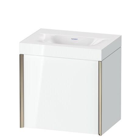 Xviu C-Bonded Wall-Mounted Vanity White High Gloss